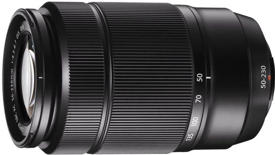 Fujifilm XC 50-230mm f/4.5-6.7 black telephoto zoom lens