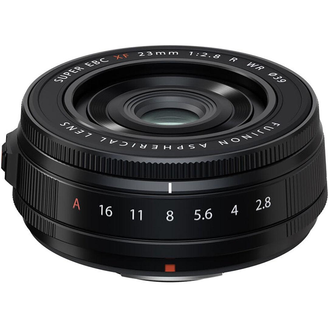 FujiFilm XF 23mm f/2.8 R WR X lens in black