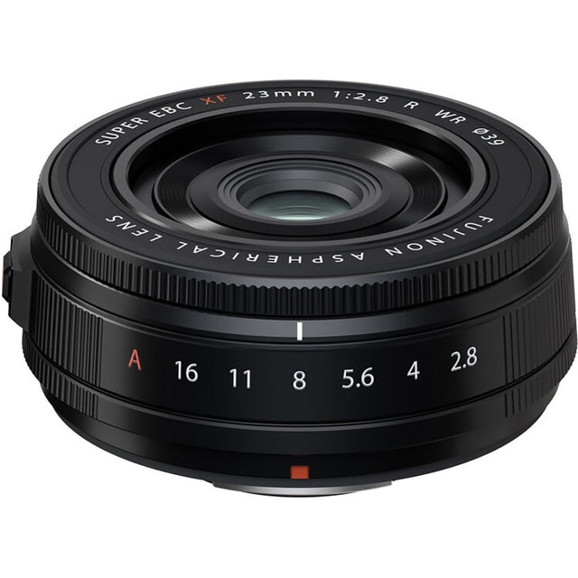 FujiFilm XF 23mm f/2.8 R WR X lens in black