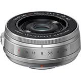 FujiFilm XF 23mm f/2.8 R WR X lens in silver