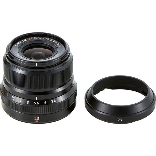 Fujifilm XF 23mm f/2 R WR Black Lens - additional product view