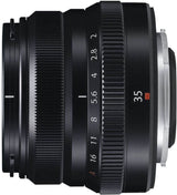 Fujifilm XF 35mm f/2 R WR Lens in black for X mount