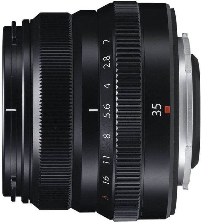Fujifilm XF 35mm f/2 R WR Lens in black for X mount