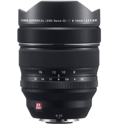 FujiFilm XF 8-16mm f/2.8 R LM WR X mount wide angle zoom lens