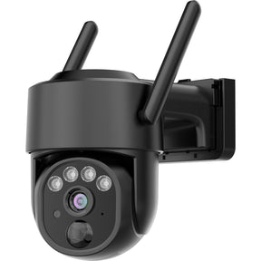 Gerber black WiFi security camera with solar panel and 32GB TF card