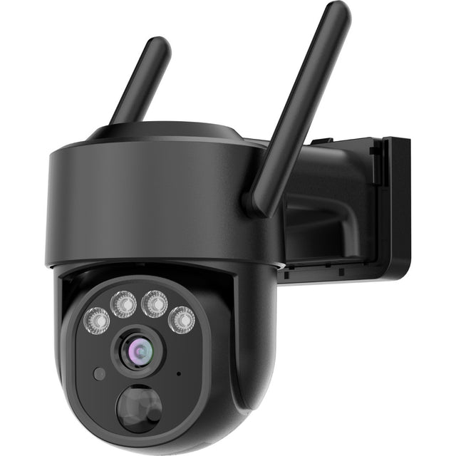 Gerber black WiFi security camera with solar panel and 32GB TF card
