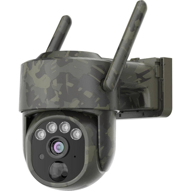 GERBER Security Camera WiFi with Solar and 32GB TF, Camo