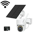 GERBER Security Camera WiFi with Solar and 32GB TF, White