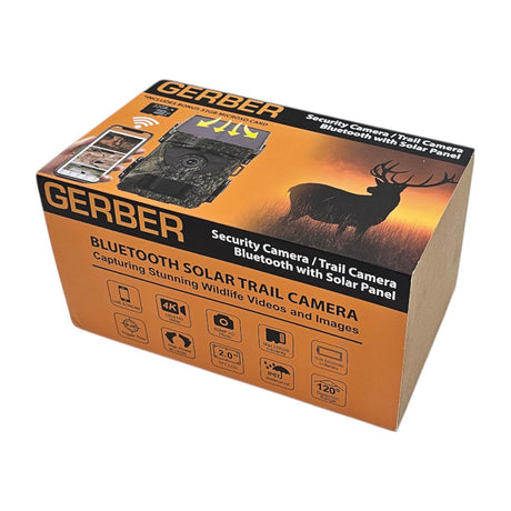GERBER Trail Camera BlueTooth WiFi with Solar and 32GB TF - additional product view