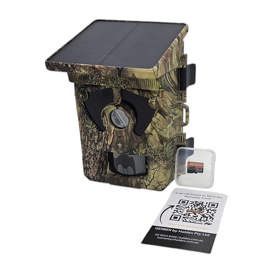 GERBER Trail Camera BlueTooth WiFi with Solar and 32GB TF - additional product view