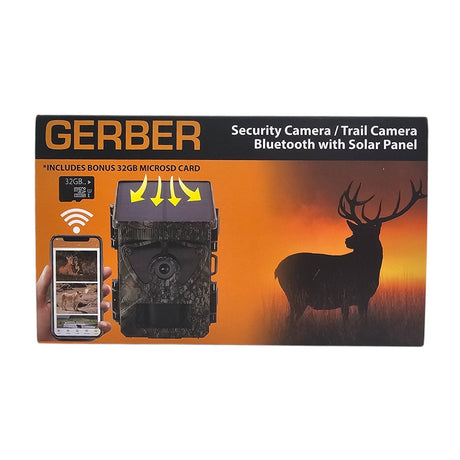 GERBER Trail Camera BlueTooth WiFi with Solar and 32GB TF - additional product view