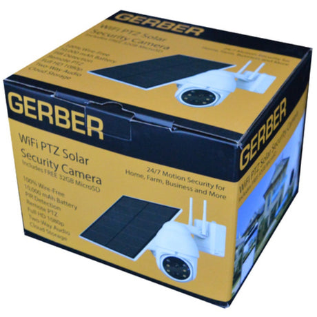 Gerber WiFi Solar Security Camera White - additional product view