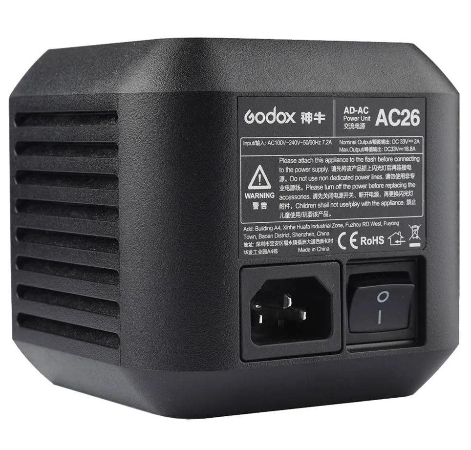 Godox AD600Pro AC26 AC power adaptor