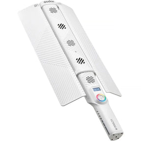 Godox LC1000R 100W RGB LED stick light with barndoor