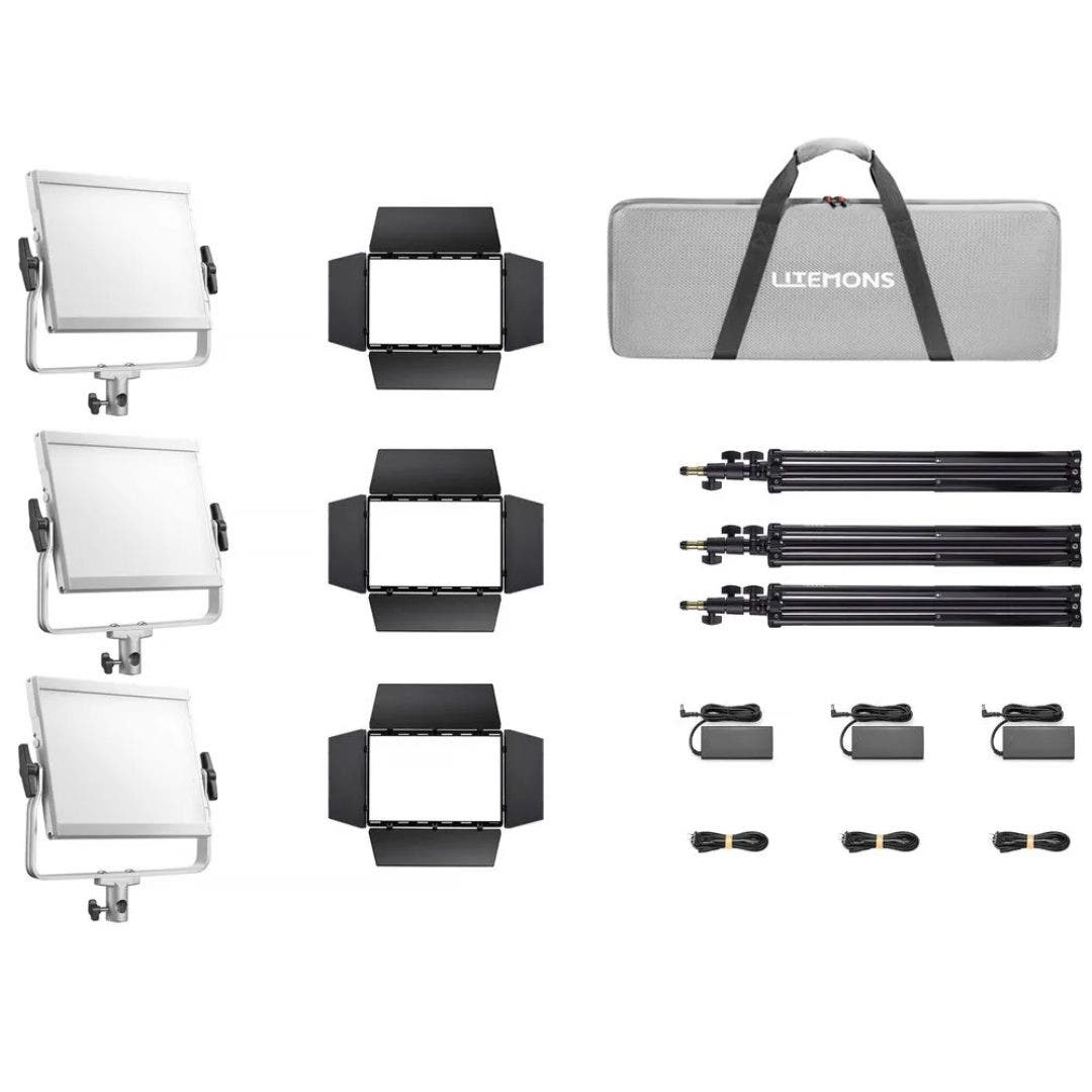 Godox Litemons LP600R 3 light 60W RGB LED kit