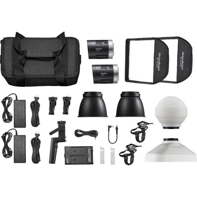 Godox ML30 daylight LED 2 head light kit.