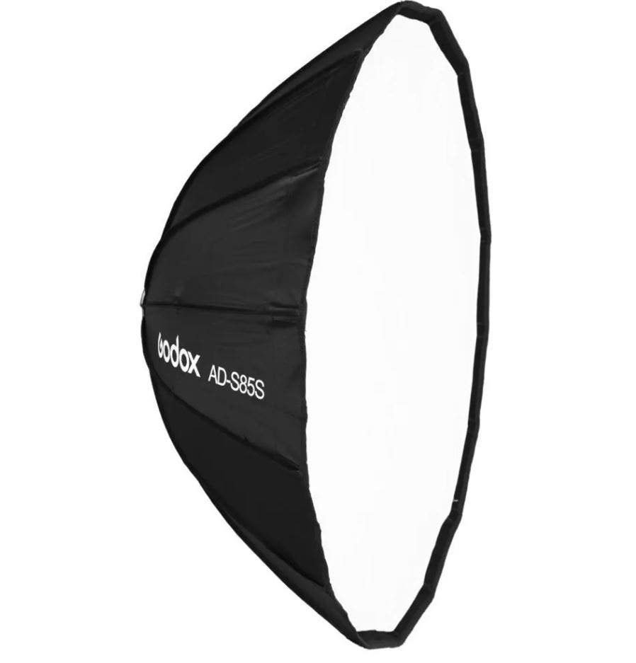 Godox Parabolic Silver Octa umbrella softbox, 85cm