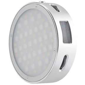 Godox R1 Round RGB LED light in silver
