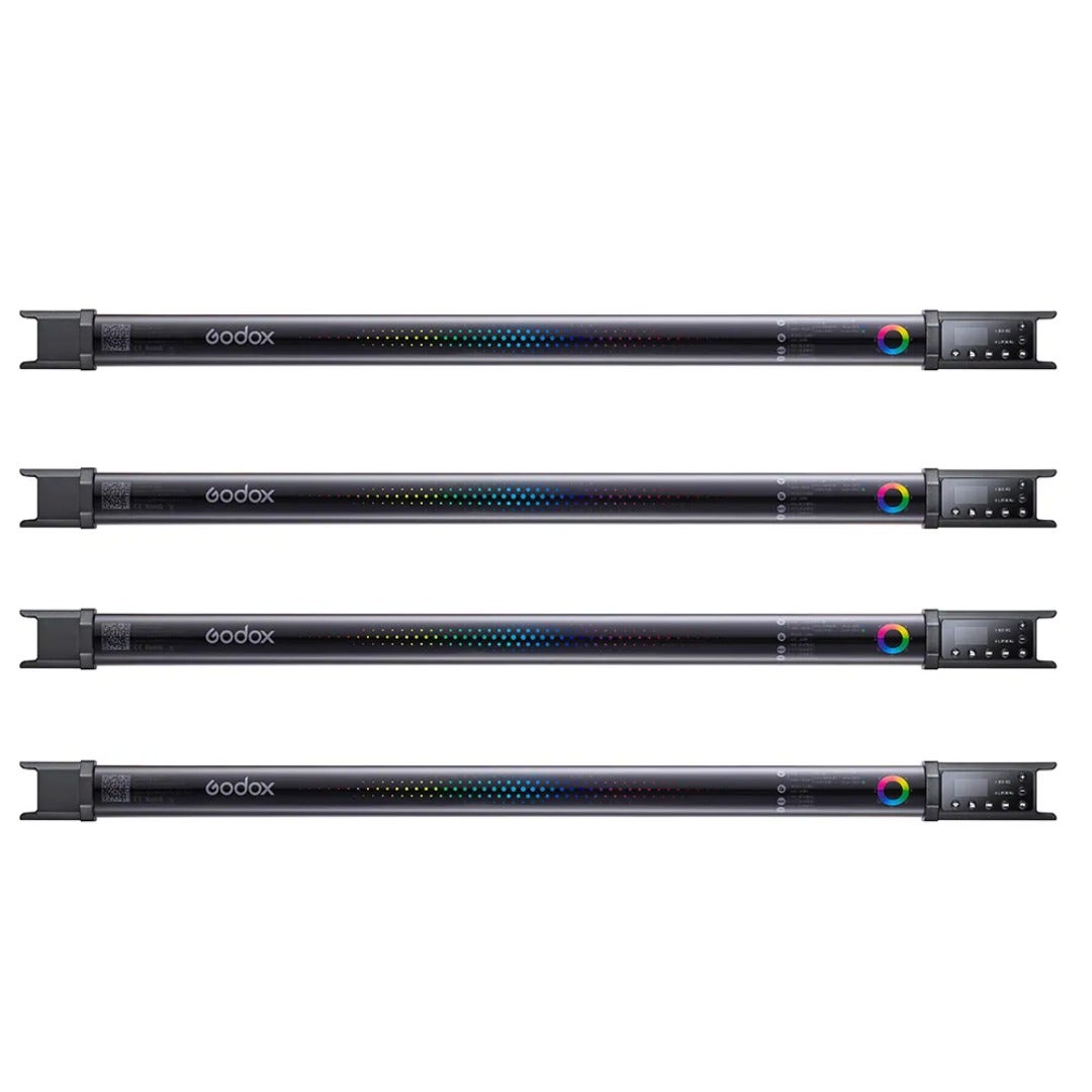 Godox TL60 4 light RGB LED tube light kit, 75cm
