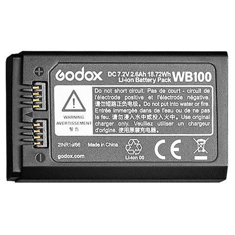 Godox WB100 lithium ion battery for AD100, V1 and V860III