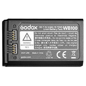 Godox WB100 lithium ion battery for AD100, V1 and V860III