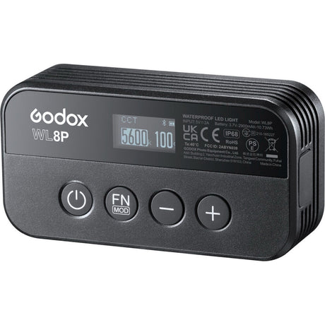 Godox WL8P Waterproof LED Light with Lithium Ion Battery - additional product view