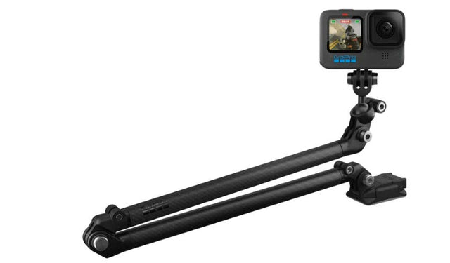 GoPro Boom + Adhesive Mounts suits all GoPro cameras