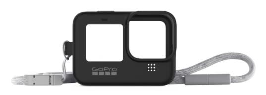 GoPro Sleeve and Lanyard, Black, suits HERO 9,10,11,12,13 BLACK