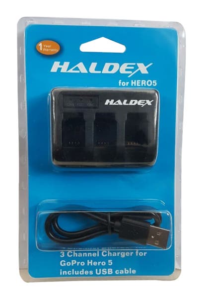 Haldex GoPro HERO5 3 Channel Battery Charger