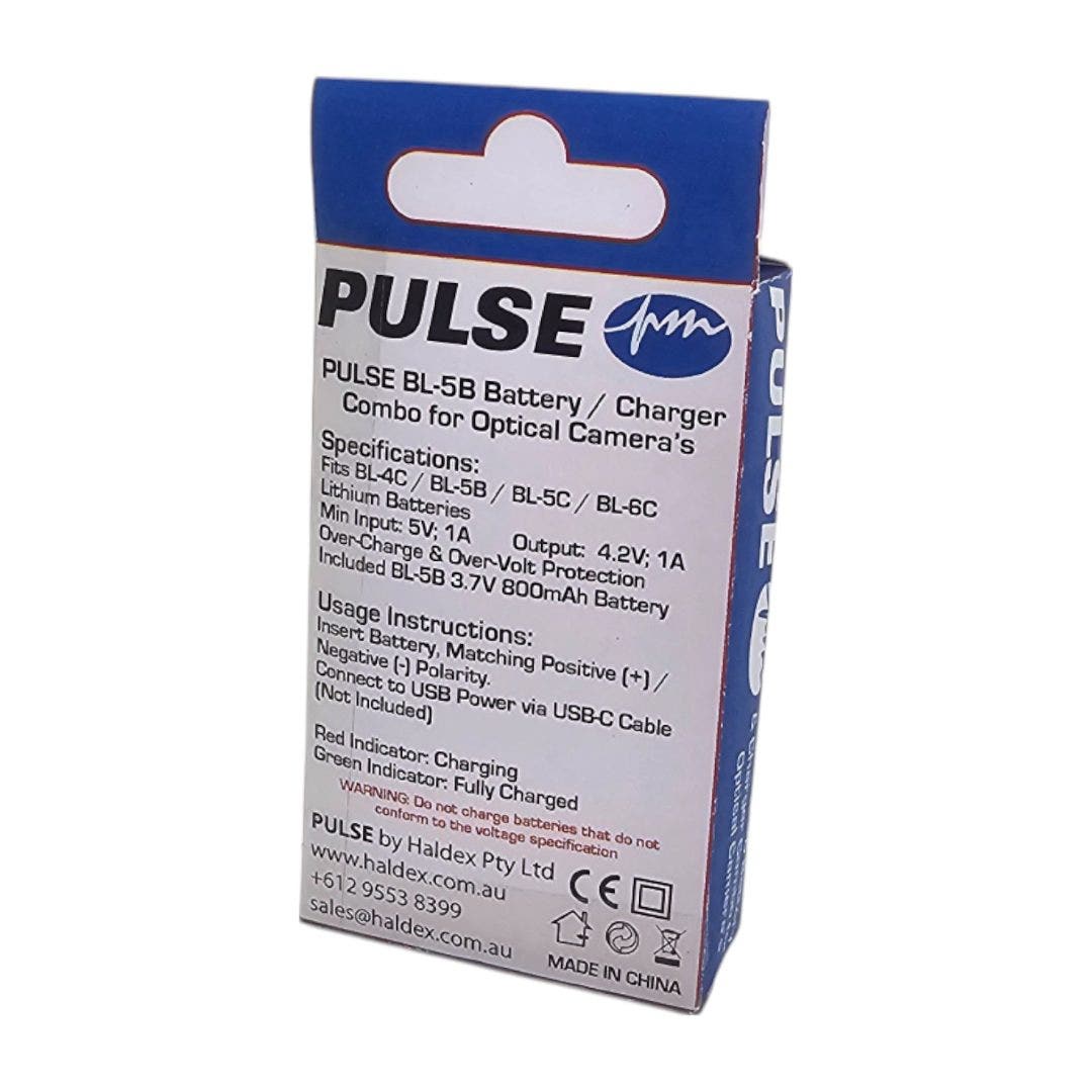Haldex PULSE Optical Camera BL-5B Battery and Charger Kit - additional product view