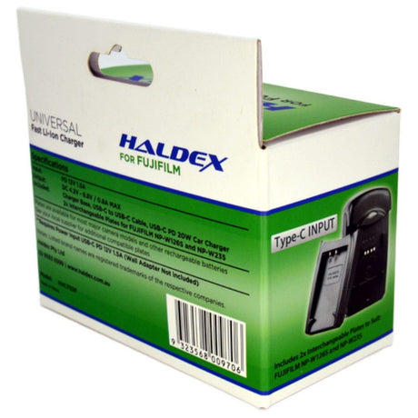 Haldex USB-C Fuji Charger for NP-W126S & NP-W235 Includes Car Adaptor - additional product view