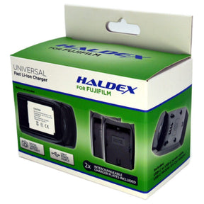 Haldex USB-C Fuji charger for NP-W126S and NP-W235 with car adaptor