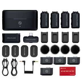 Hollyland LARK MAX 2 Combo 4-Person wireless microphone