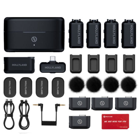 Hollyland LARK MAX 2 Combo 4-Person wireless microphone
