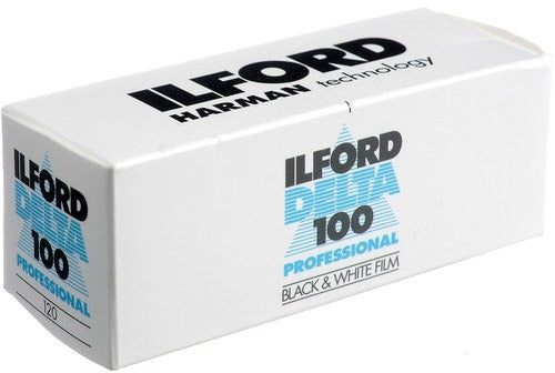 Ilford Delta 100 ISO Professional 120 roll black and white negative film