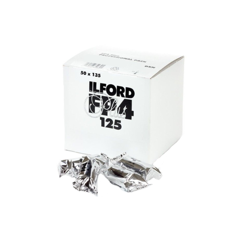 Ilford FP4 PLUS 125 ISO 35mm black and white negative film, 24 exposure, 50 pack
