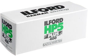 Ilford HP5 Plus 400 ISO 120 roll black and white negative film