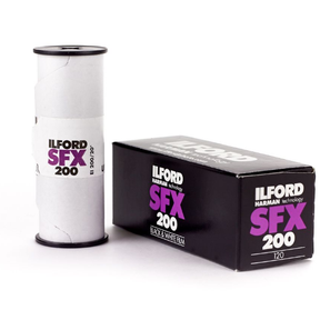 Ilford SFX 200 ISO 120 roll black and white negative film