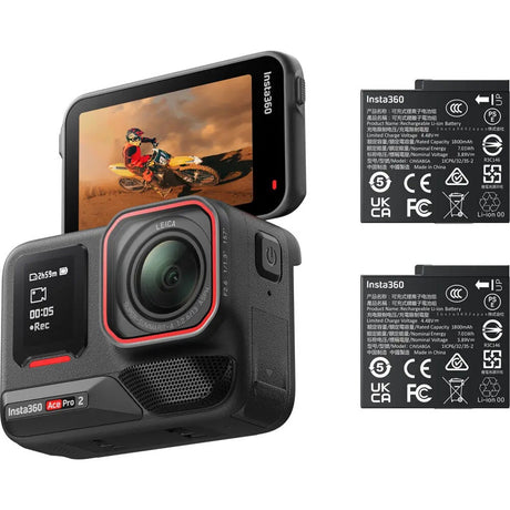 Insta360 Ace Pro 2 action camera dual battery bundle