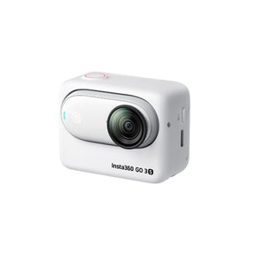 White Insta360 GO3S action camera with 64GB memory