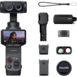 Insta360 Luna Ultra Gimbal Camera, Creator Bundle, Cosmic Black