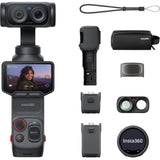Insta360 Luna Ultra Gimbal Camera, Creator Bundle, Cosmic Black