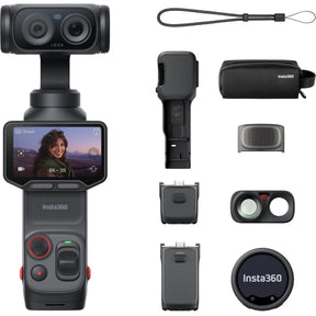 Insta360 Luna Ultra Gimbal Camera, Creator Bundle, Cosmic Black