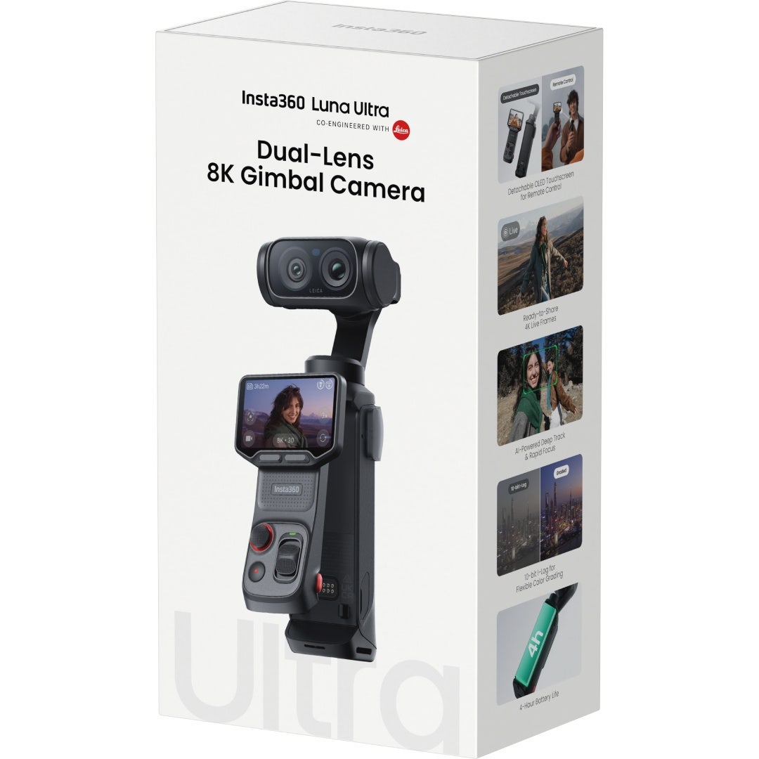 Insta360 Luna Ultra Gimbal Camera - Standard Bundle Cosmic Black - additional product view