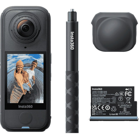 Insta360 X4 Air 360 camera starter bundle with battery and selfie stick