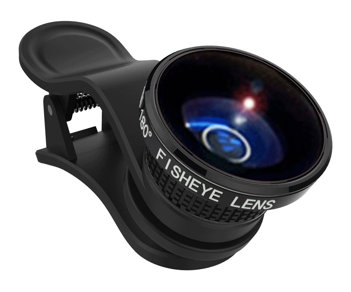 Kenko Real Pro 180 degree fisheye lens for smartphones.