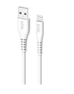 Klik 2.5m Lightning Cable in white, MFi certified