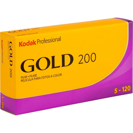 Kodak Gold 200 ISO Professional 120 Roll film, 5 pack