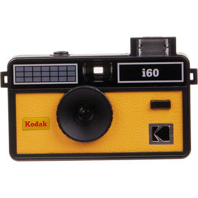 Kodak i60 35mm film camera with pop-up flash, in yellow