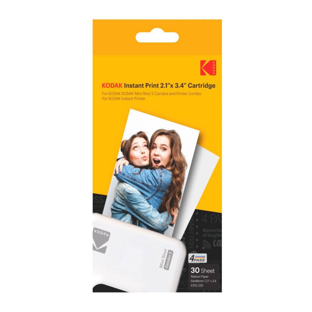 Kodak Instant 2.1 by 3.4 inch camera cartridge, 30 sheets